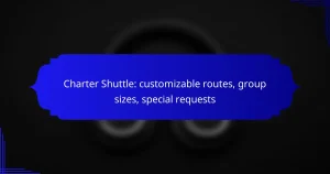 Charter Shuttle: customizable routes, group sizes, special requests
