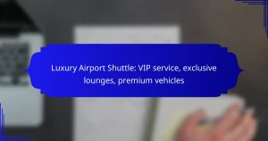 Luxury Airport Shuttle: VIP service, exclusive lounges, premium vehicles